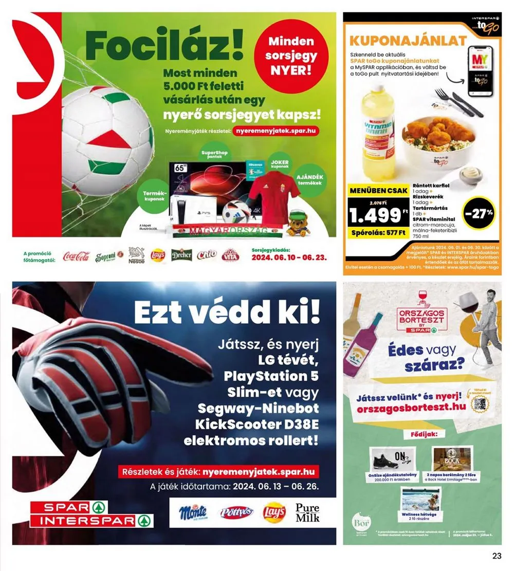Interspar akciós újság 06.13–06.19 – 23. oldal