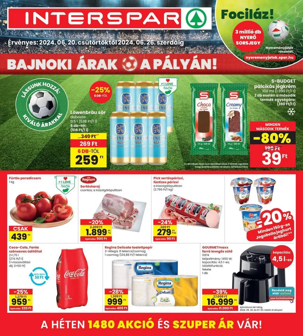 Interspar akciós újság 06.20–06.26