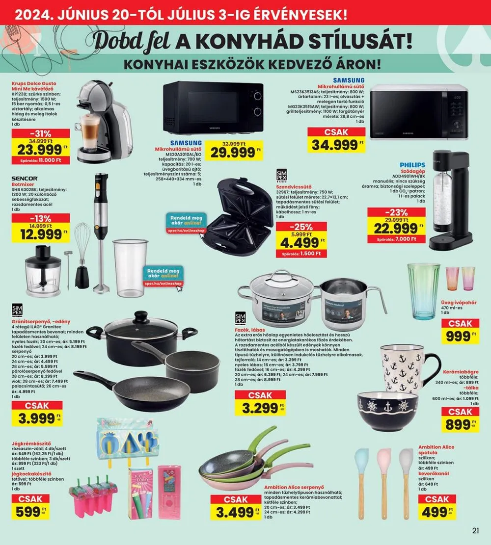 Interspar akciós újság 06.20–06.26 – 21. oldal