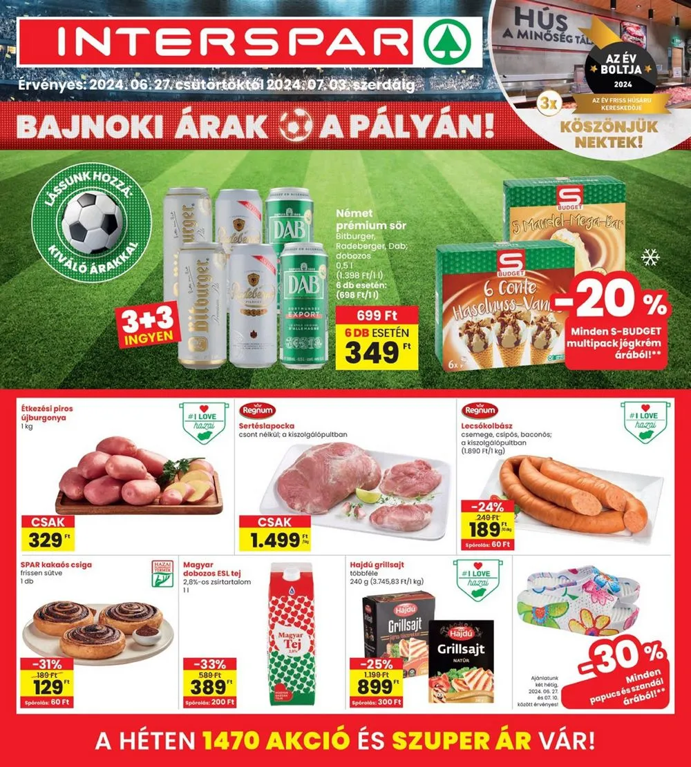 Interspar akciós újság 06.27–07.03