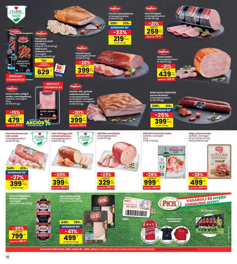 Interspar akciós újság 06.27–07.03 – 10. oldal
