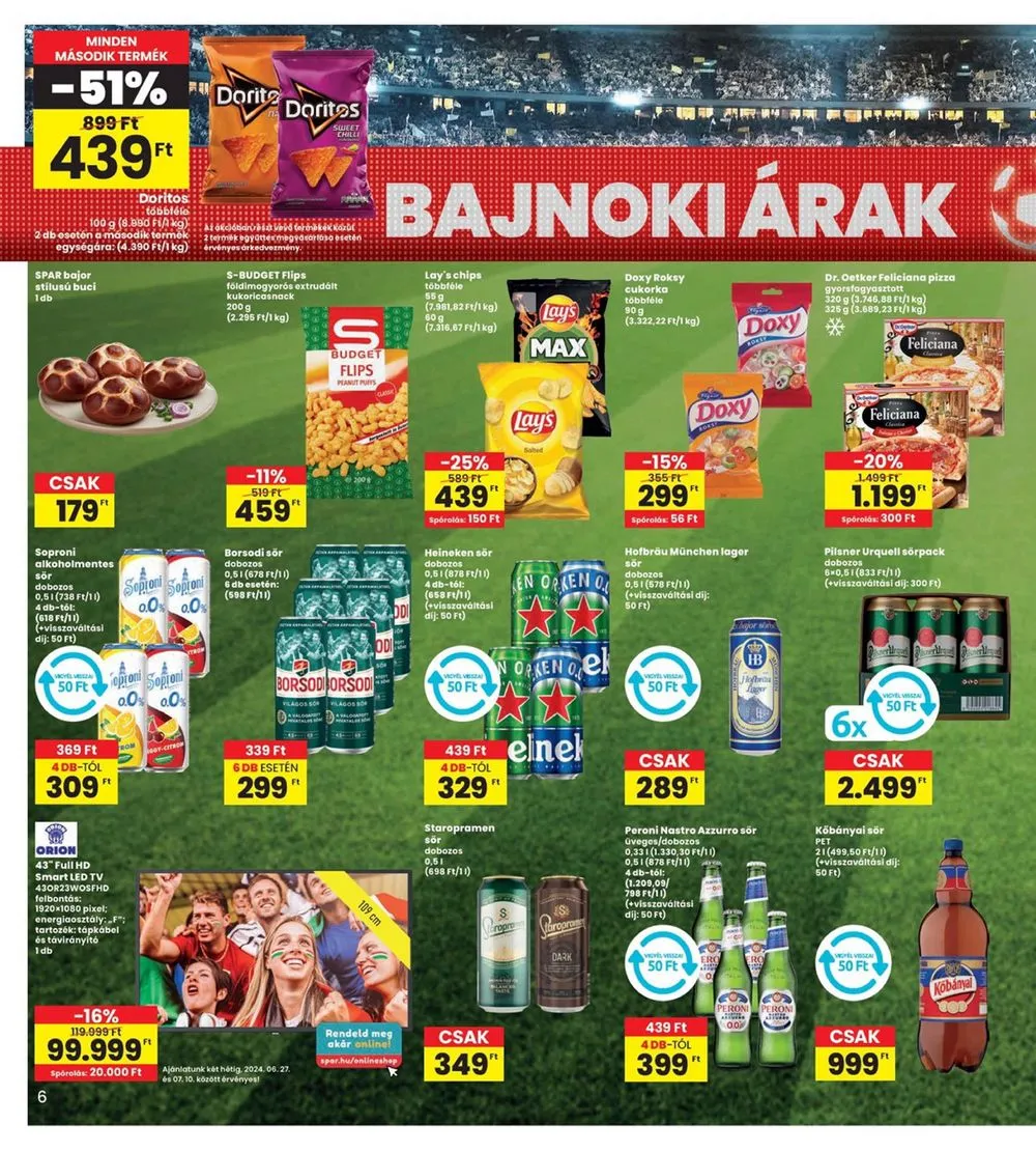 Interspar akciós újság 06.27–07.03 – 6. oldal