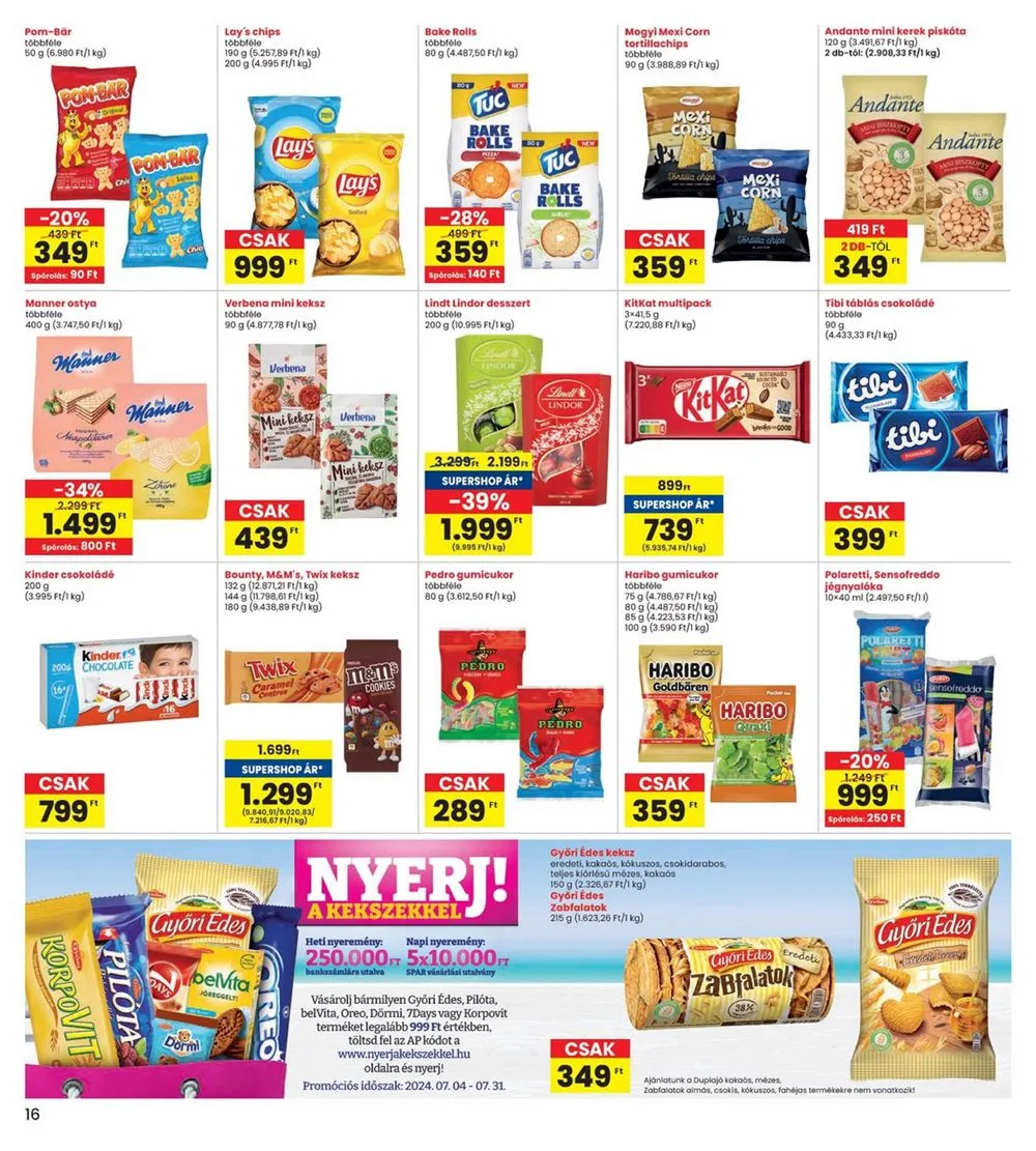 Interspar akciós újság 07.04–07.10 – 16. oldal