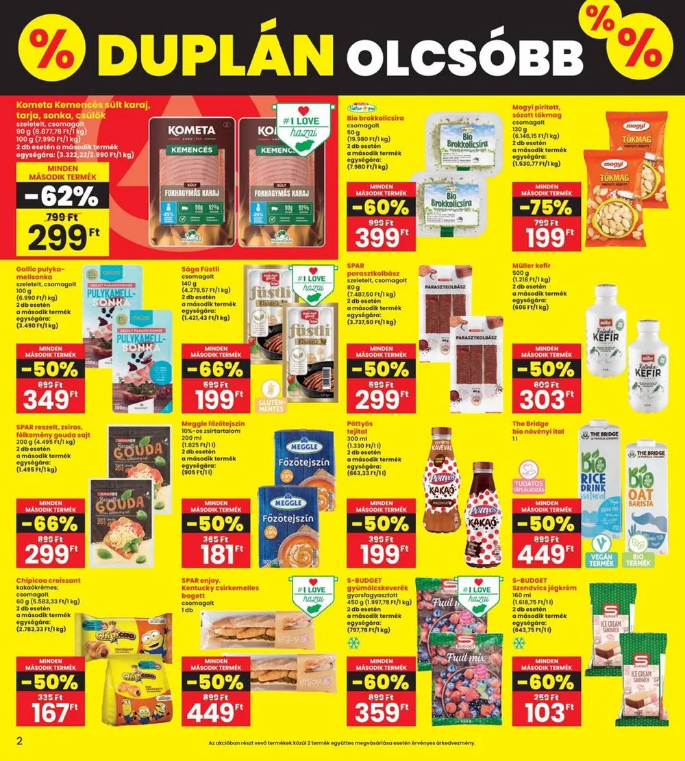 Interspar akciós újság 07.04–07.10 – 2. oldal