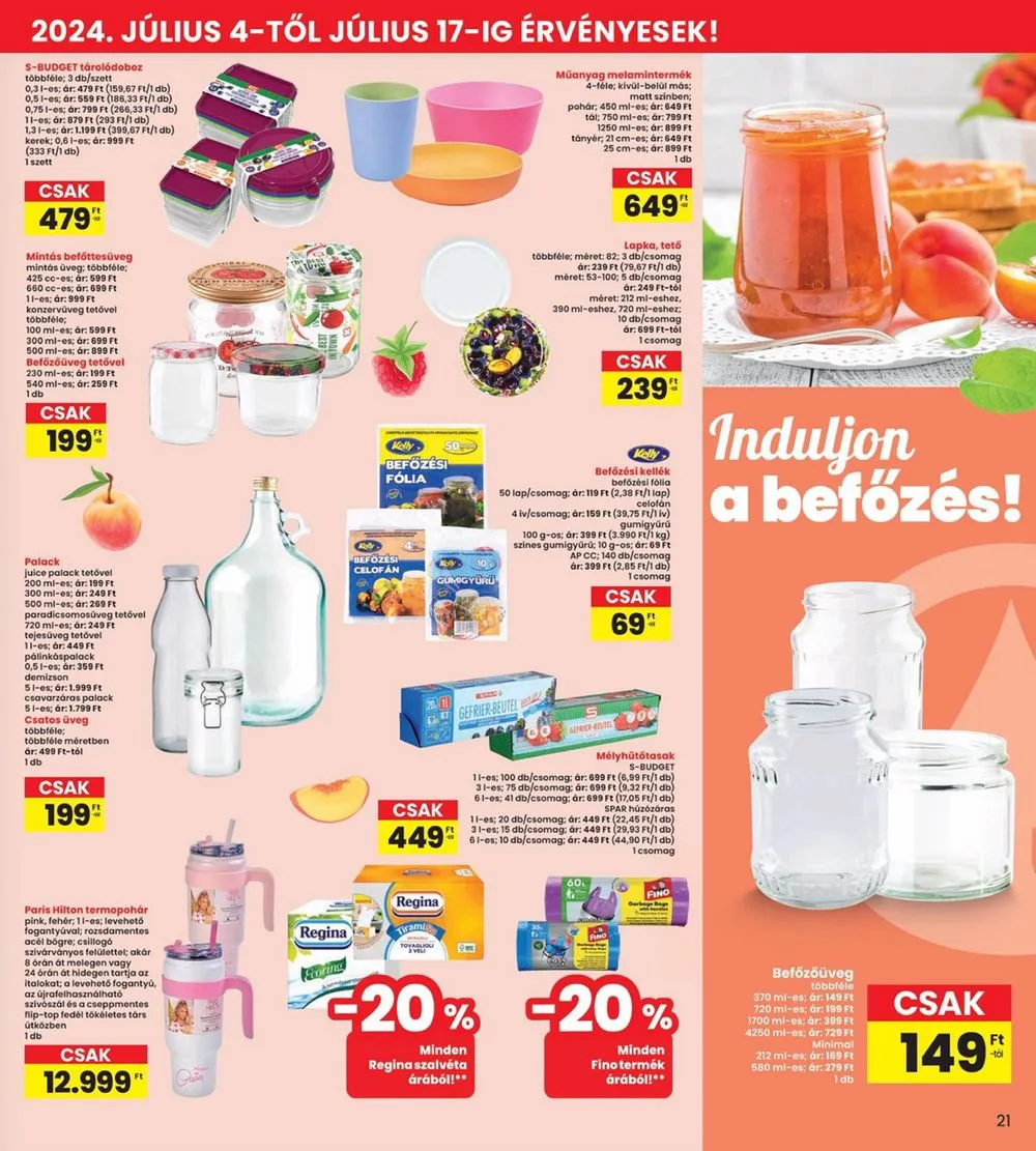 Interspar akciós újság 07.04–07.10 – 21. oldal