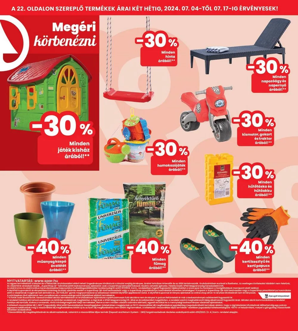 Interspar akciós újság 07.04–07.10 – 22. oldal