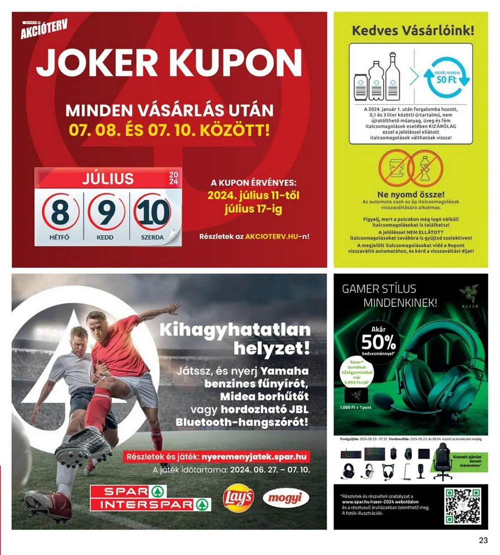 Interspar akciós újság 07.04–07.10 – 23. oldal