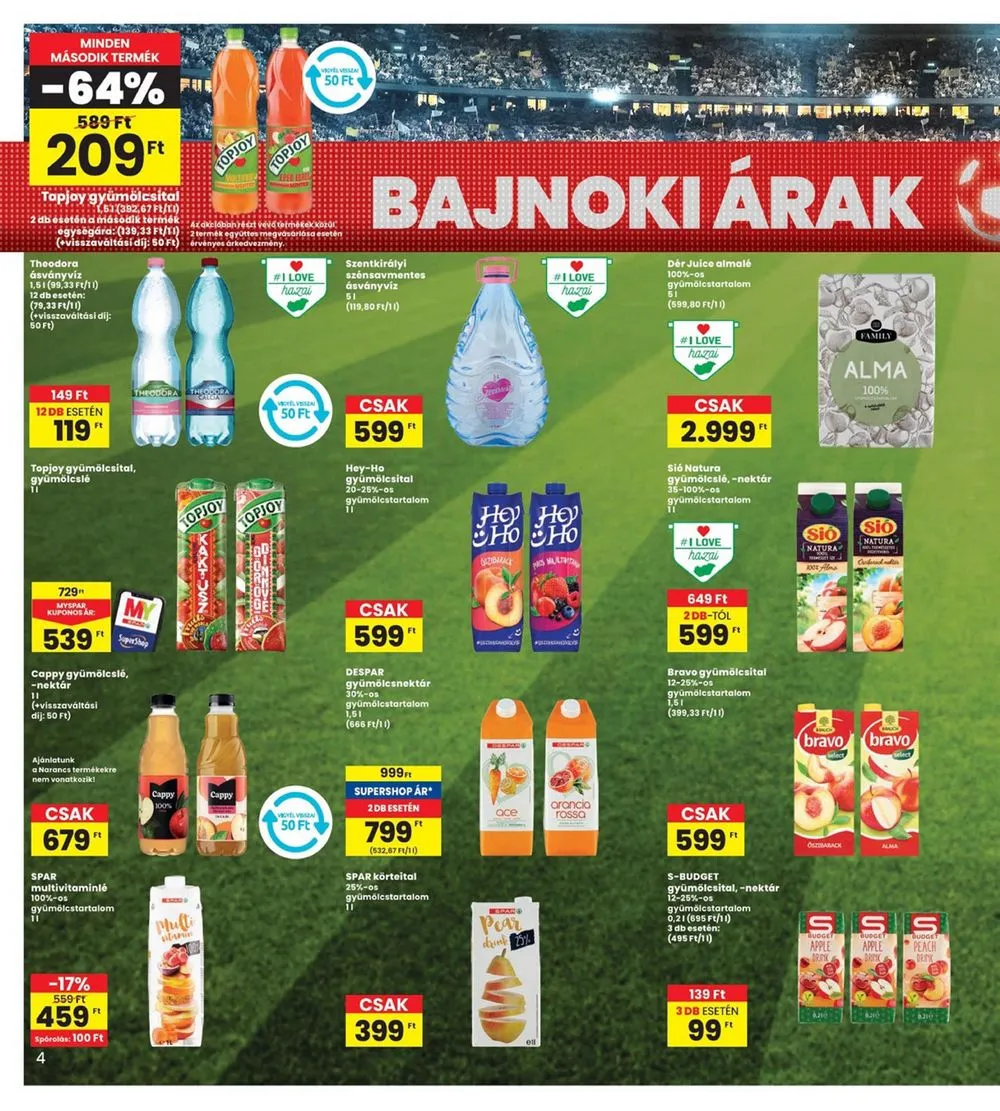 Interspar akciós újság 07.04–07.10 – 4. oldal
