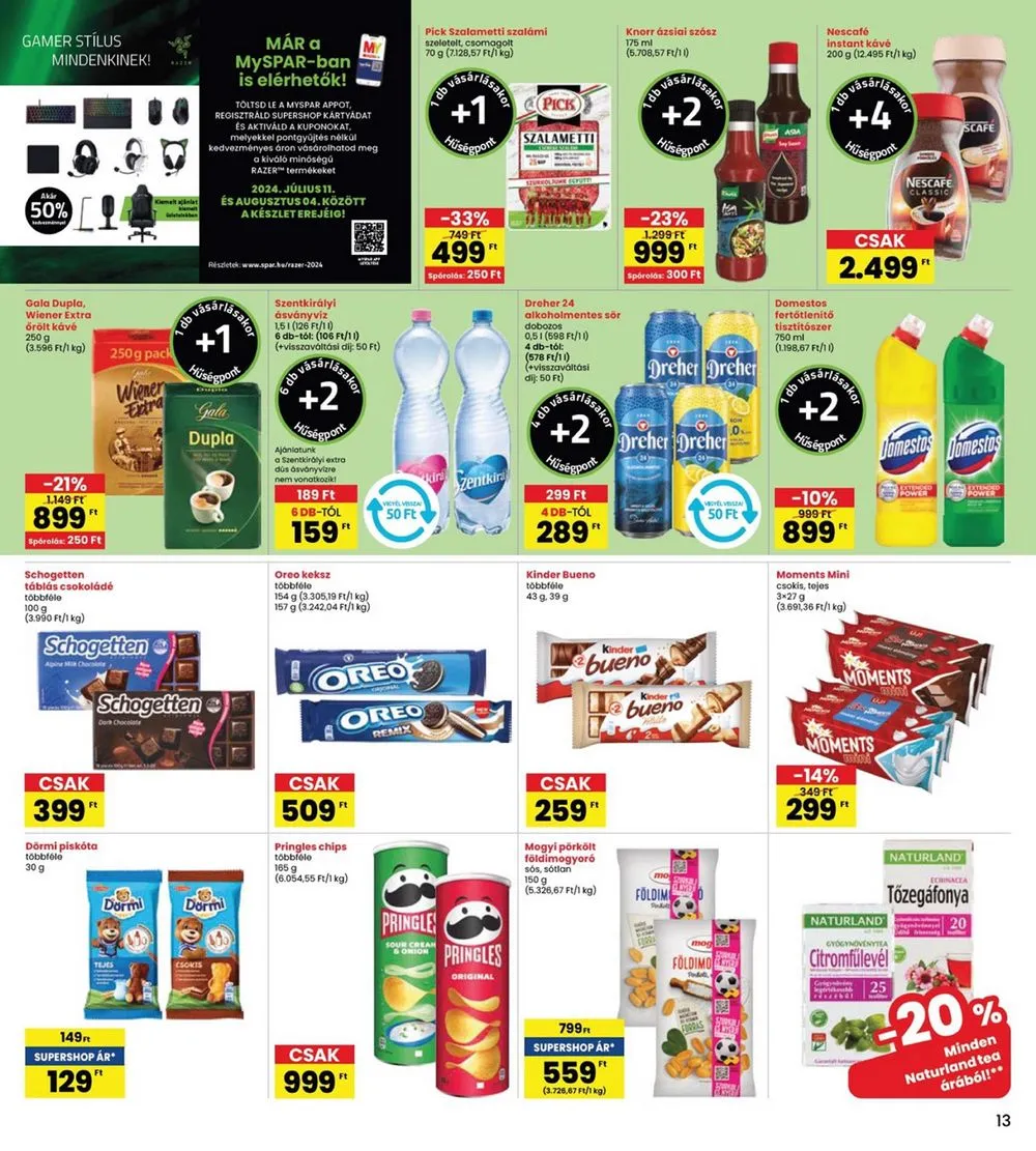 Interspar akciós újság 07.11–07.17 – 13. oldal