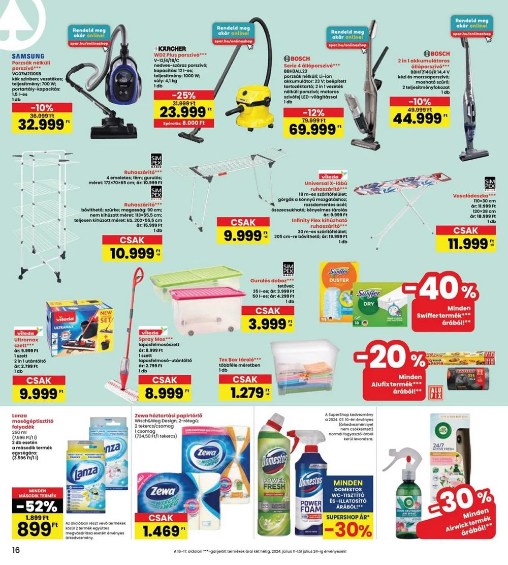Interspar akciós újság 07.11–07.17 – 16. oldal