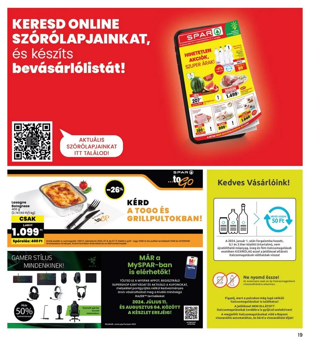 Interspar akciós újság 07.11–07.17 – 19. oldal