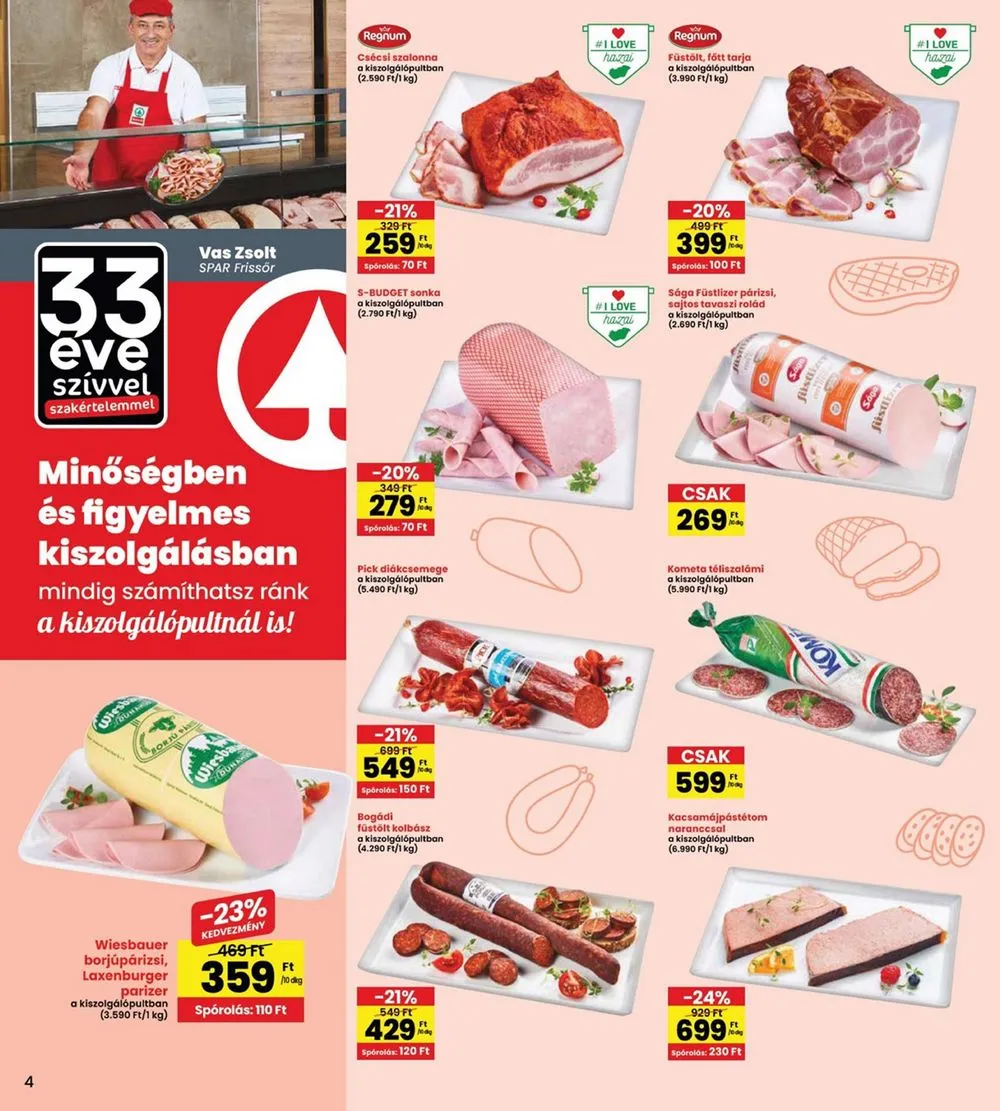 Interspar akciós újság 07.11–07.17 – 4. oldal