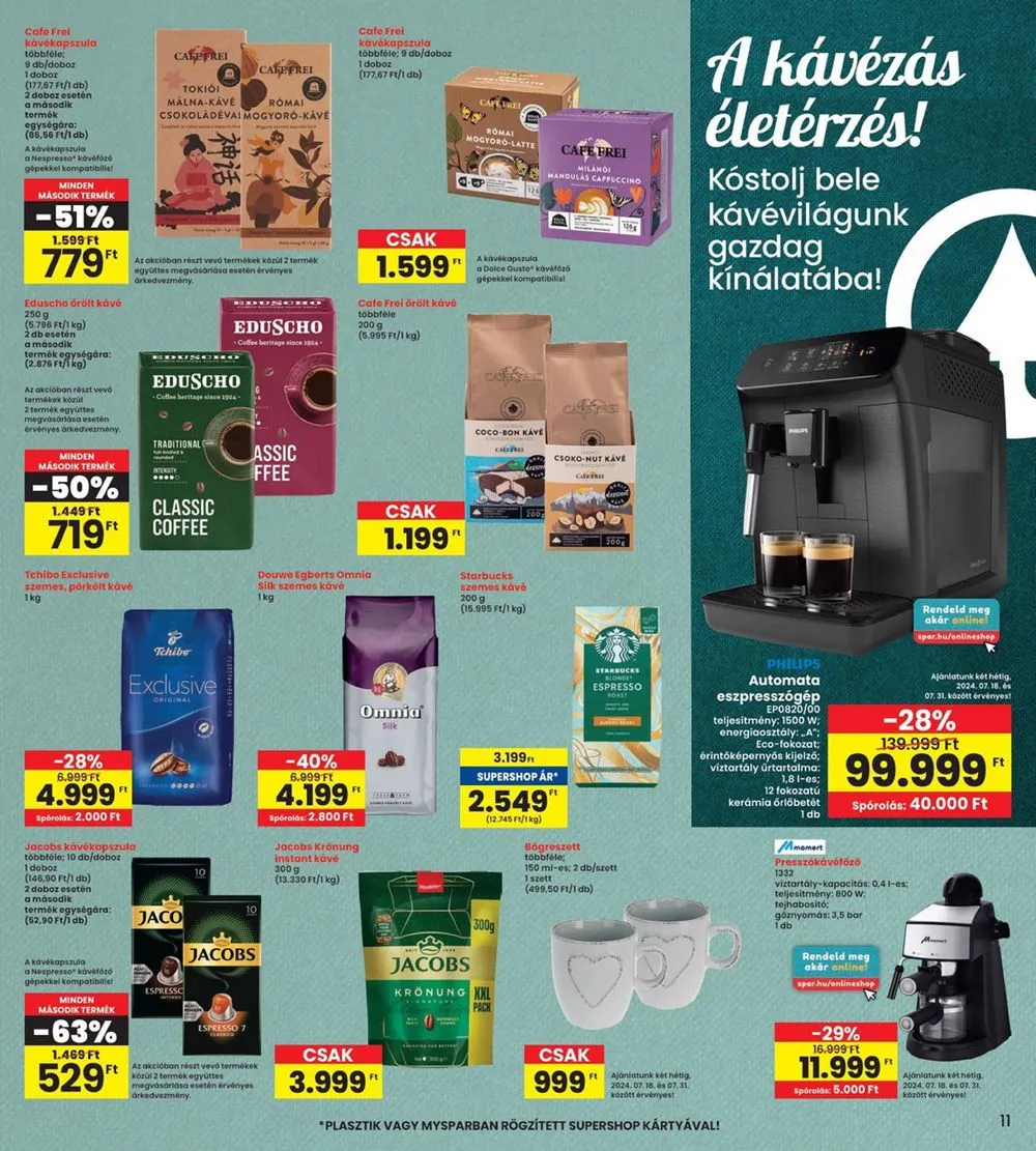 Interspar akciós újság 07.18–07.24 – 11. oldal