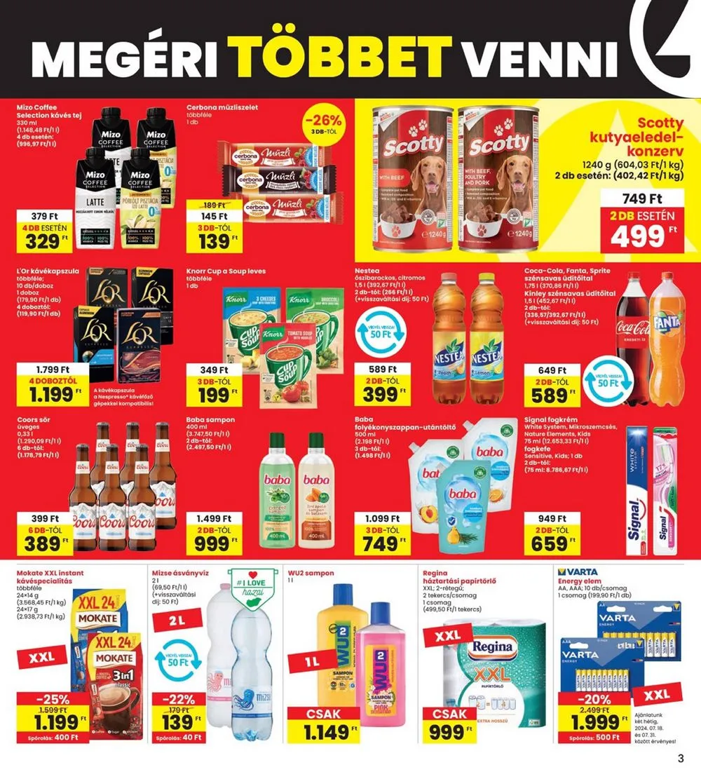 Interspar akciós újság 07.18–07.24 – 3. oldal