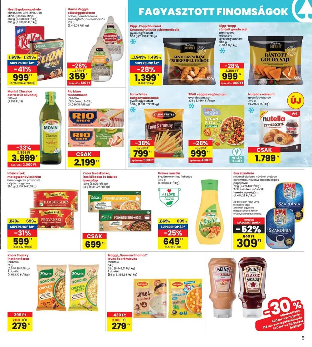 Interspar akciós újság 07.18–07.24 – 9. oldal