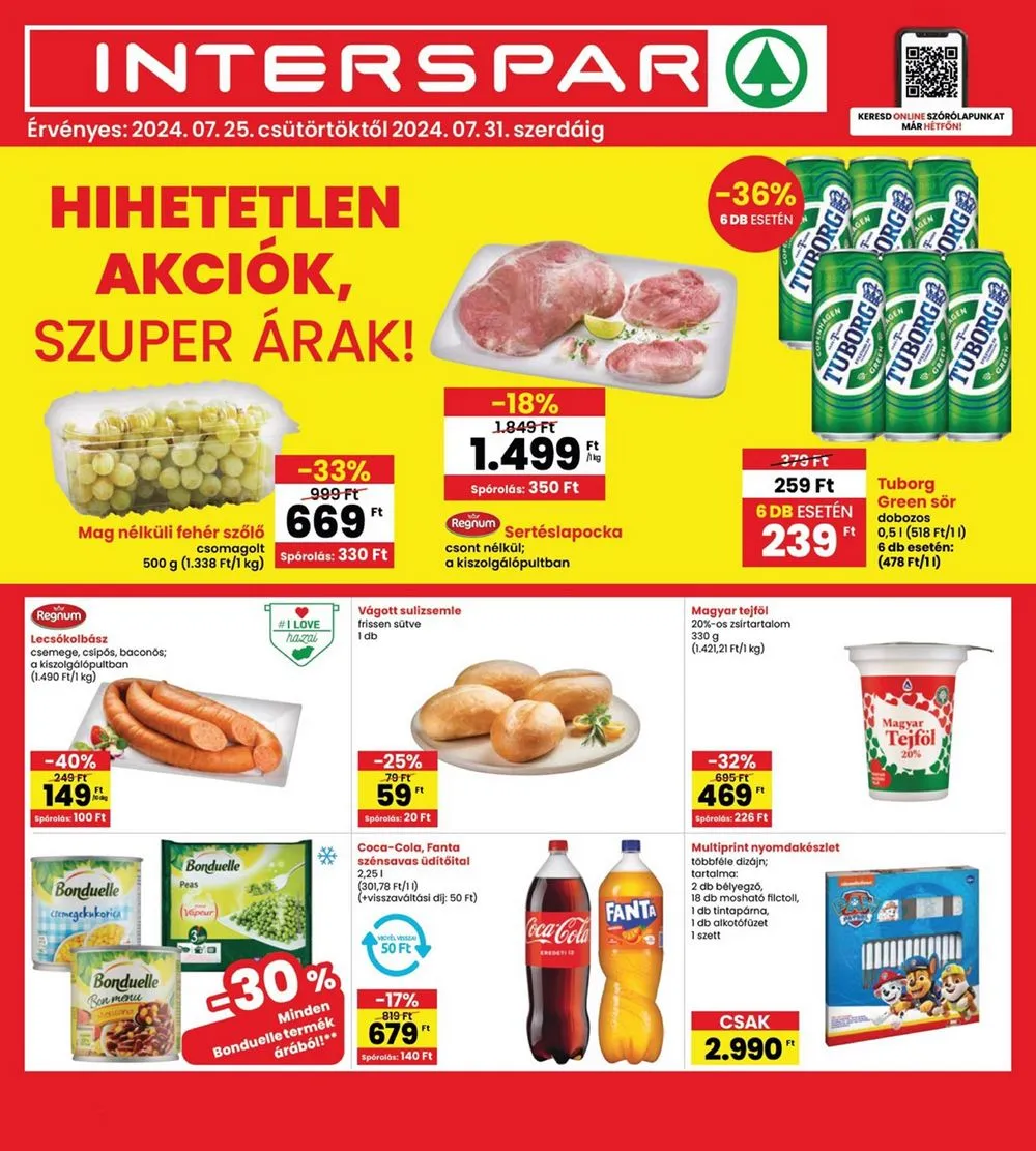 Interspar akciós újság 07.25–07.31