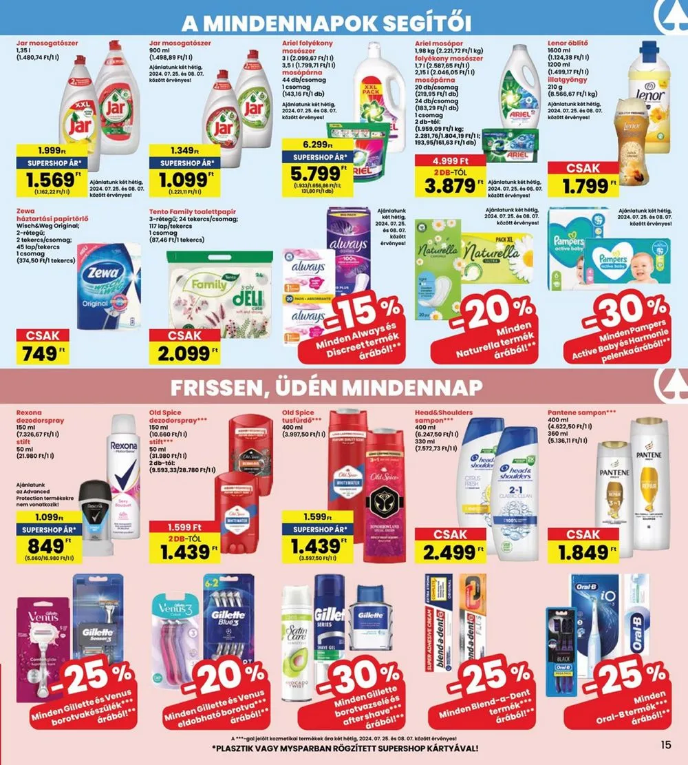 Interspar akciós újság 07.25–07.31 – 15. oldal