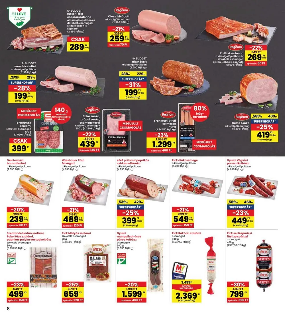 Interspar akciós újság 07.25–07.31 – 8. oldal