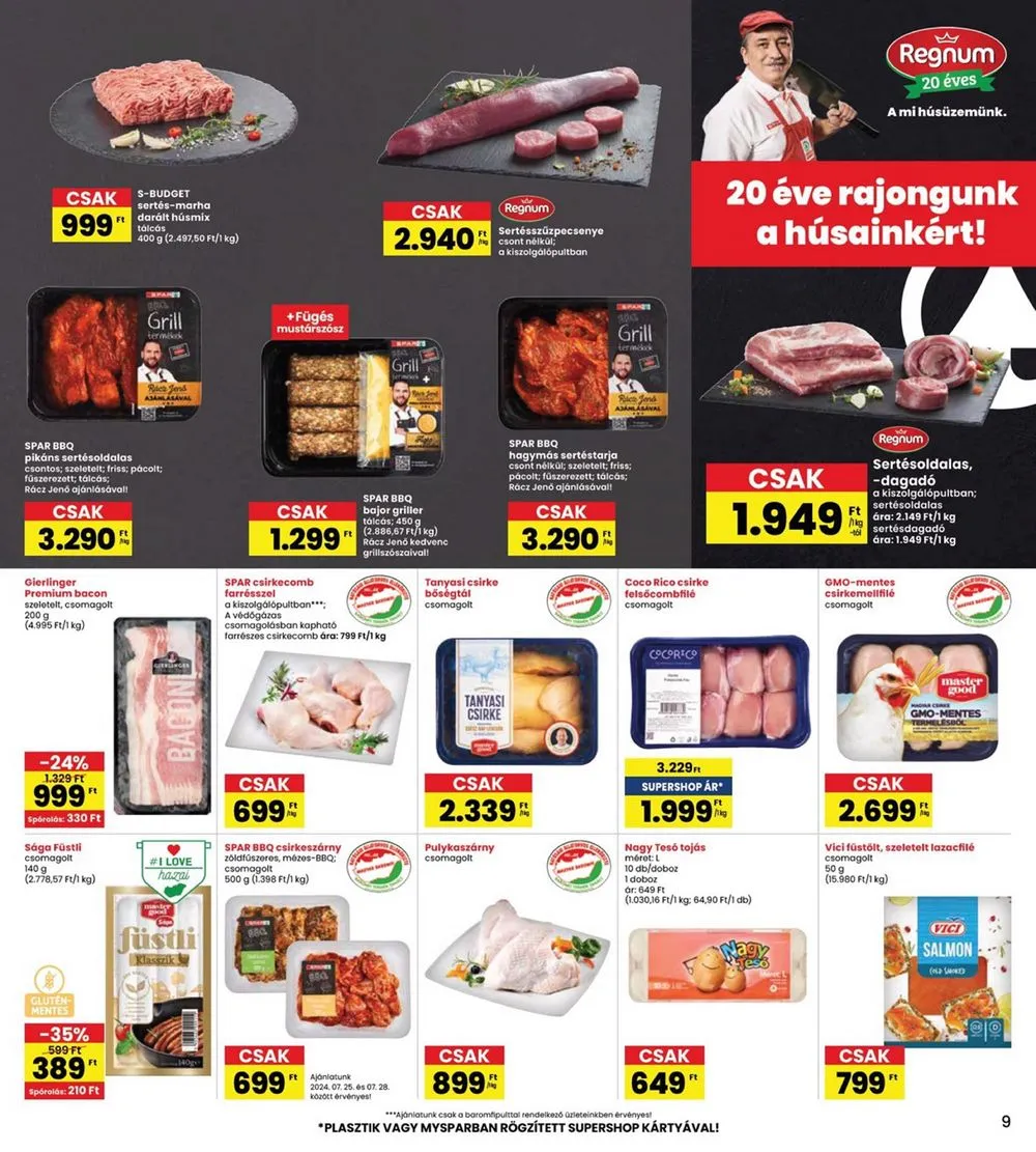 Interspar akciós újság 07.25–07.31 – 9. oldal