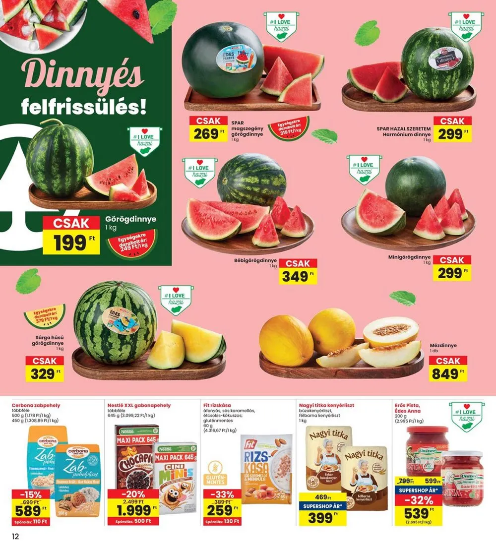 Interspar akciós újság 08.01–08.07 – 12. oldal