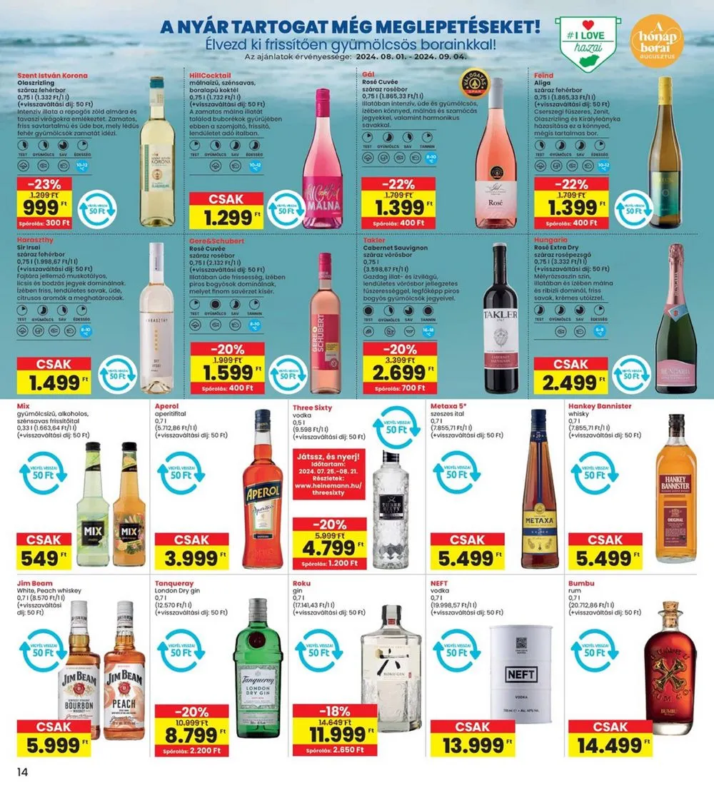 Interspar akciós újság 08.01–08.07 – 14. oldal