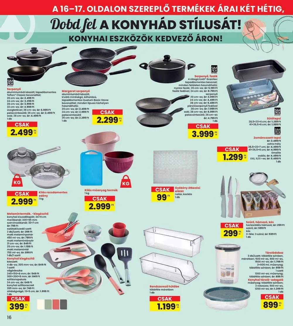 Interspar akciós újság 08.01–08.07 – 16. oldal