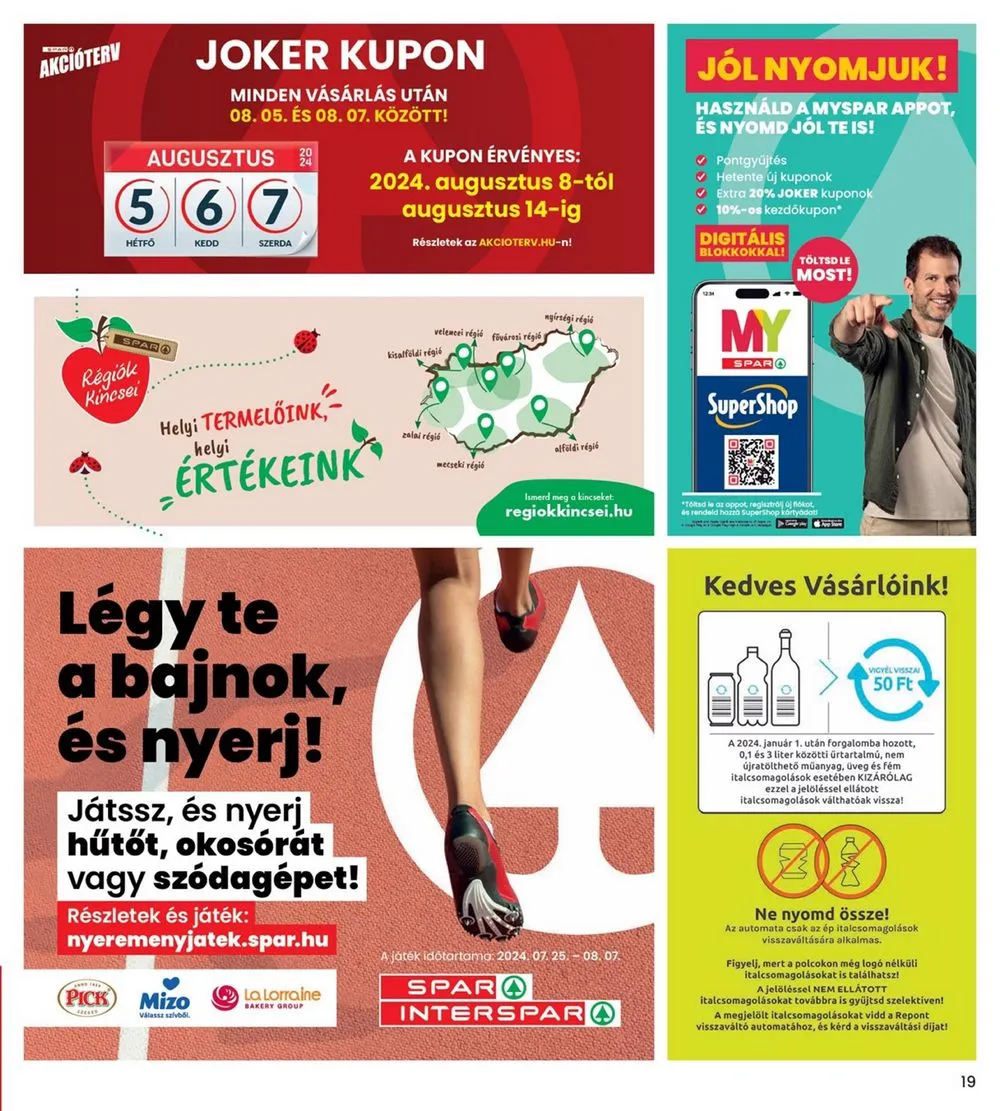 Interspar akciós újság 08.01–08.07 – 19. oldal