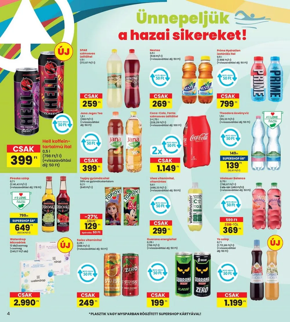 Interspar akciós újság 08.01–08.07 – 4. oldal