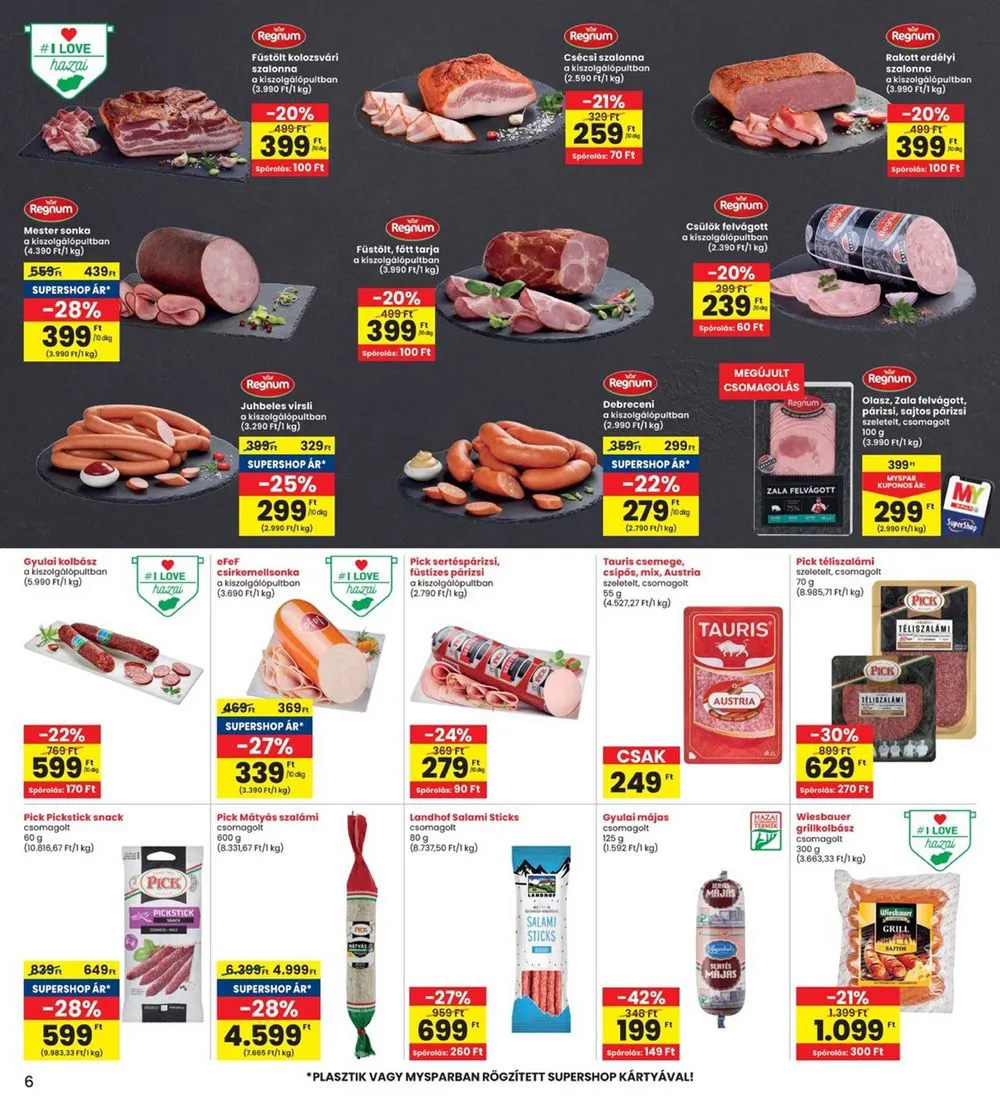 Interspar akciós újság 08.01–08.07 – 6. oldal