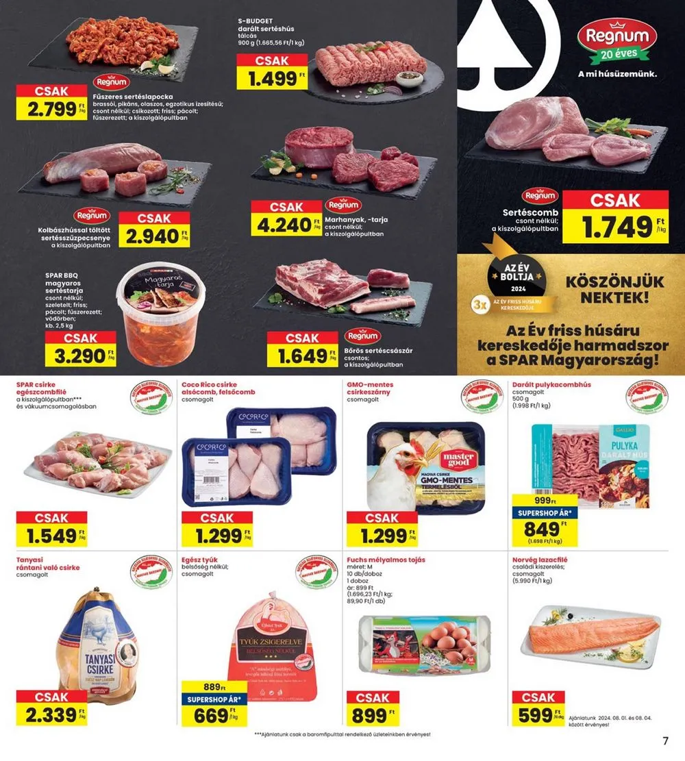 Interspar akciós újság 08.01–08.07 – 7. oldal