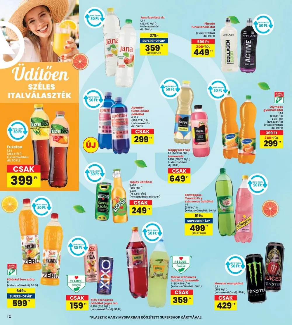 Interspar akciós újság 08.08–08.14 – 10. oldal
