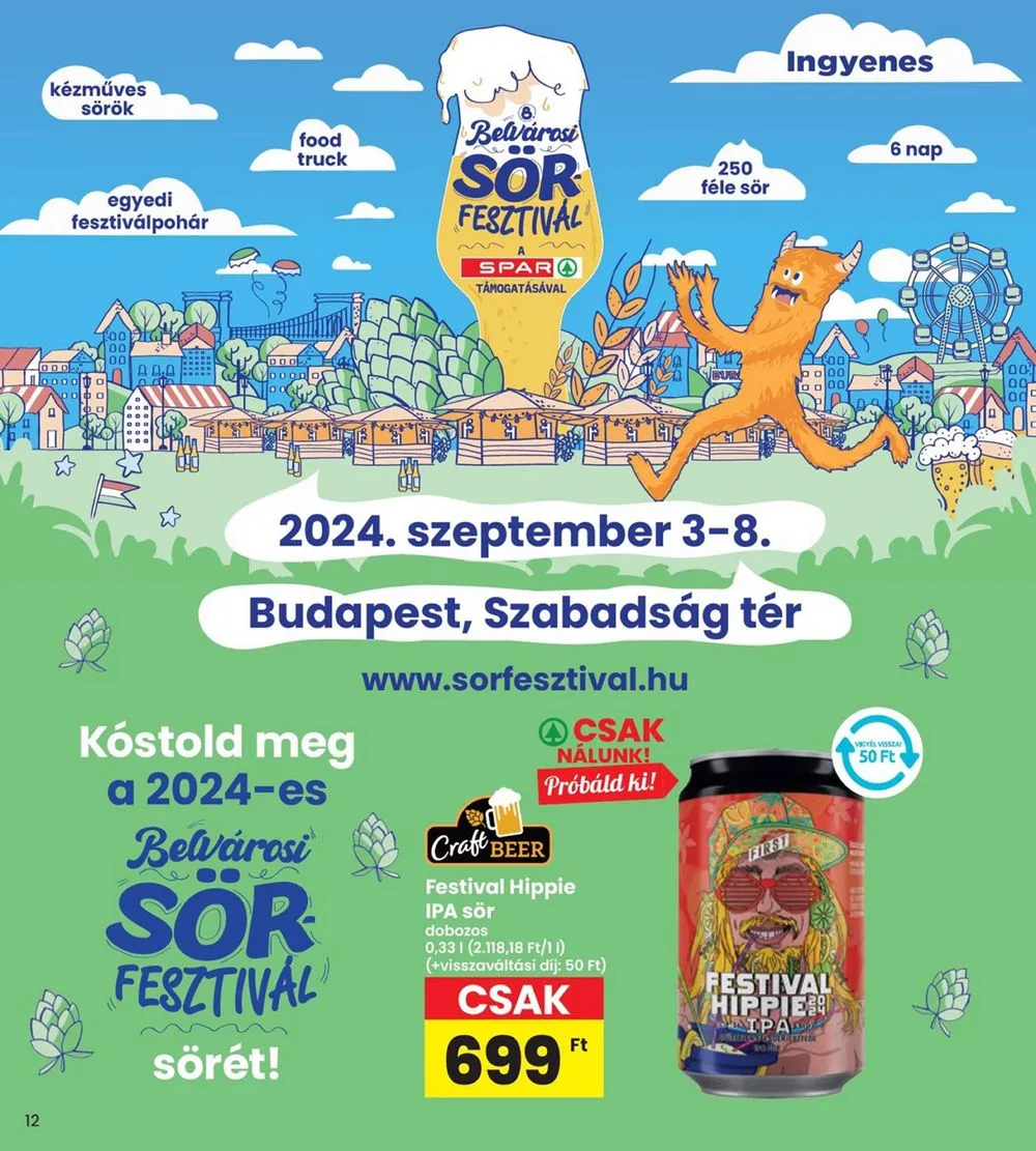 Interspar akciós újság 08.08–08.14 – 12. oldal