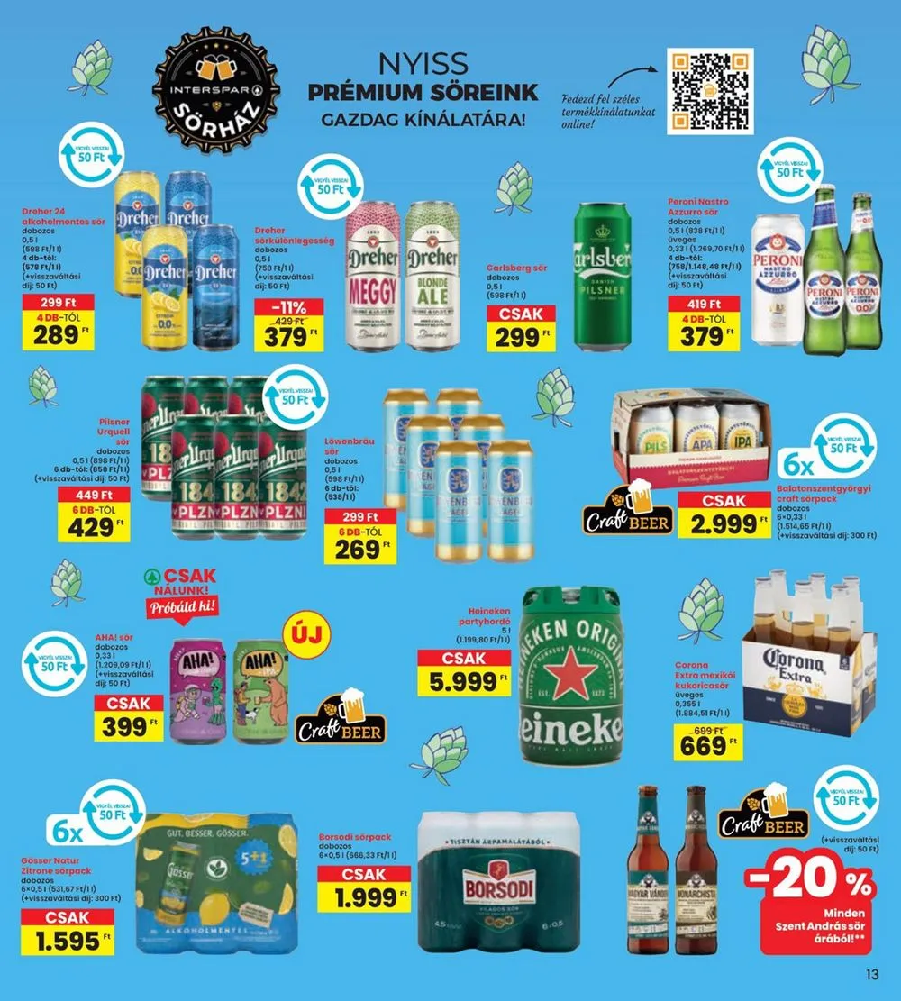 Interspar akciós újság 08.08–08.14 – 13. oldal