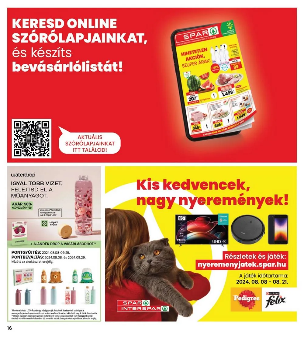 Interspar akciós újság 08.08–08.14 – 16. oldal