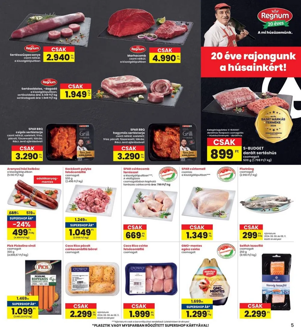 Interspar akciós újság 08.08–08.14 – 5. oldal