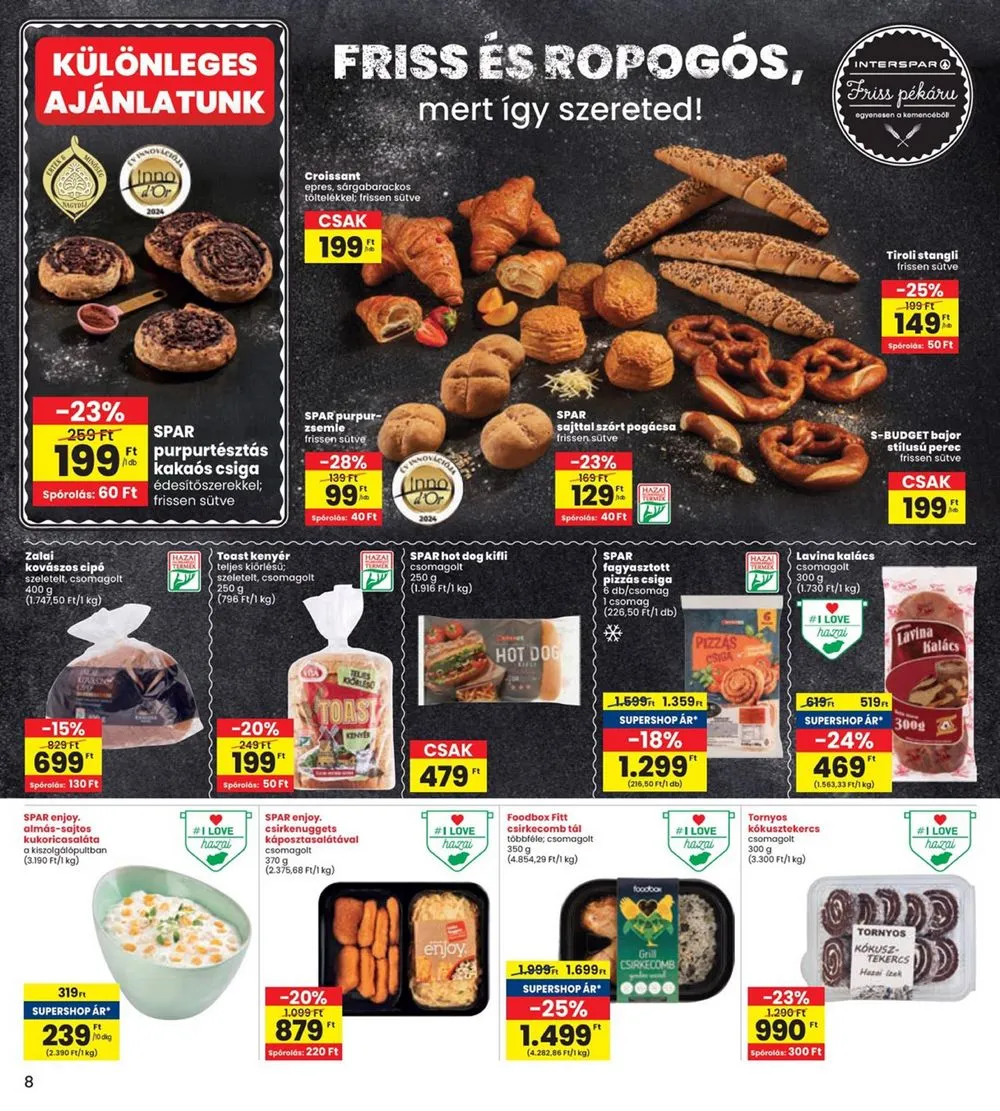Interspar akciós újság 08.08–08.14 – 8. oldal