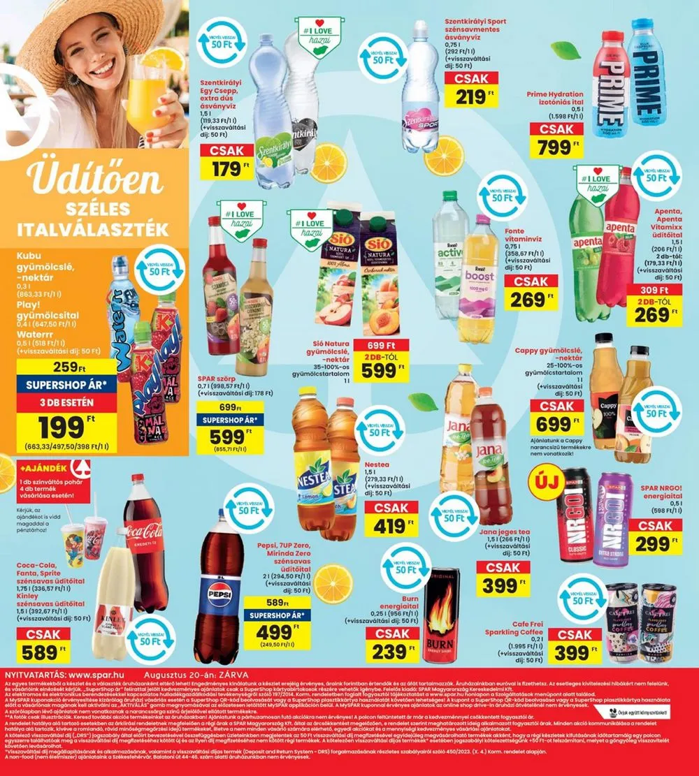 Interspar akciós újság 08.15–08.21 – 15. oldal