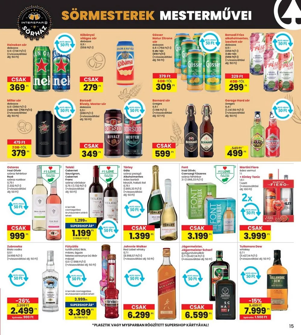 Interspar akciós újság 08.15–08.21 – 16. oldal