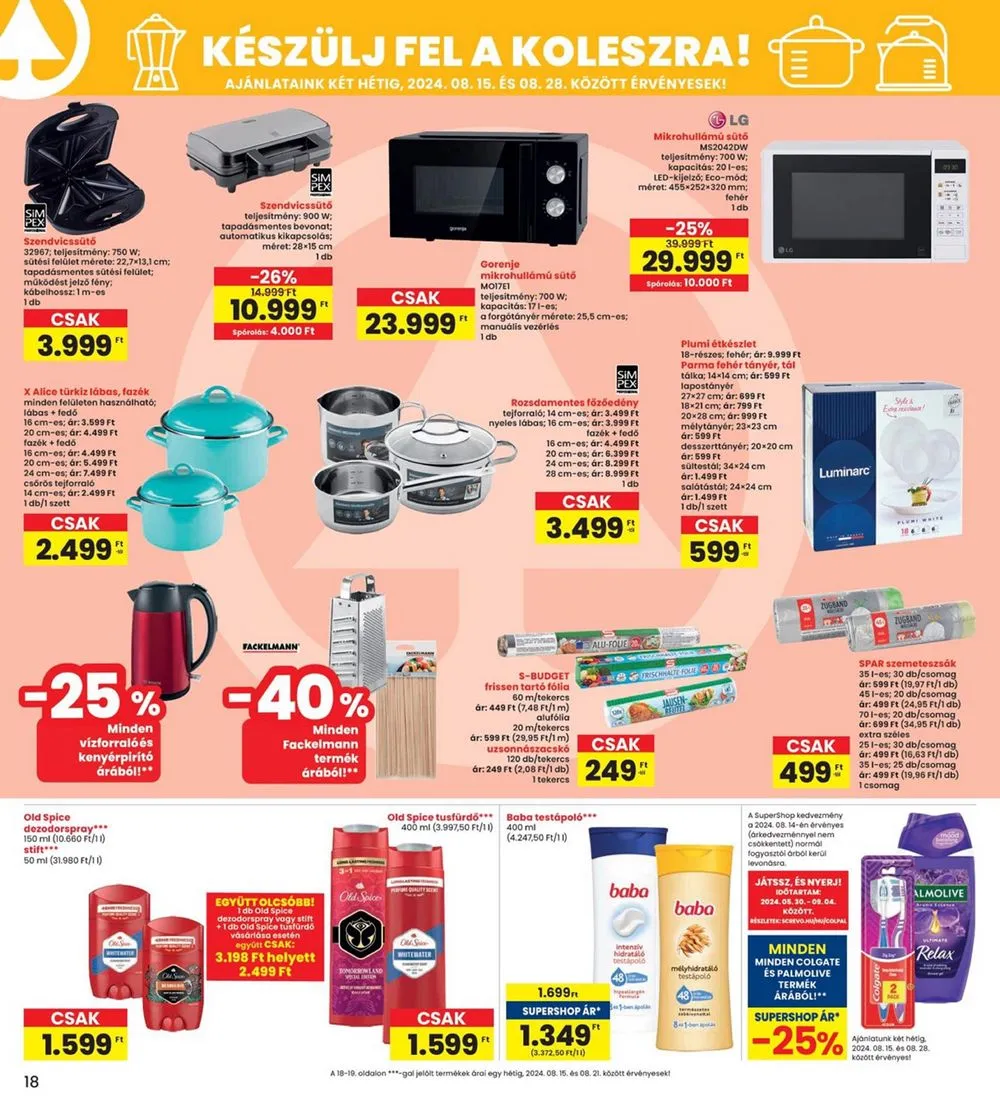 Interspar akciós újság 08.15–08.21 – 19. oldal