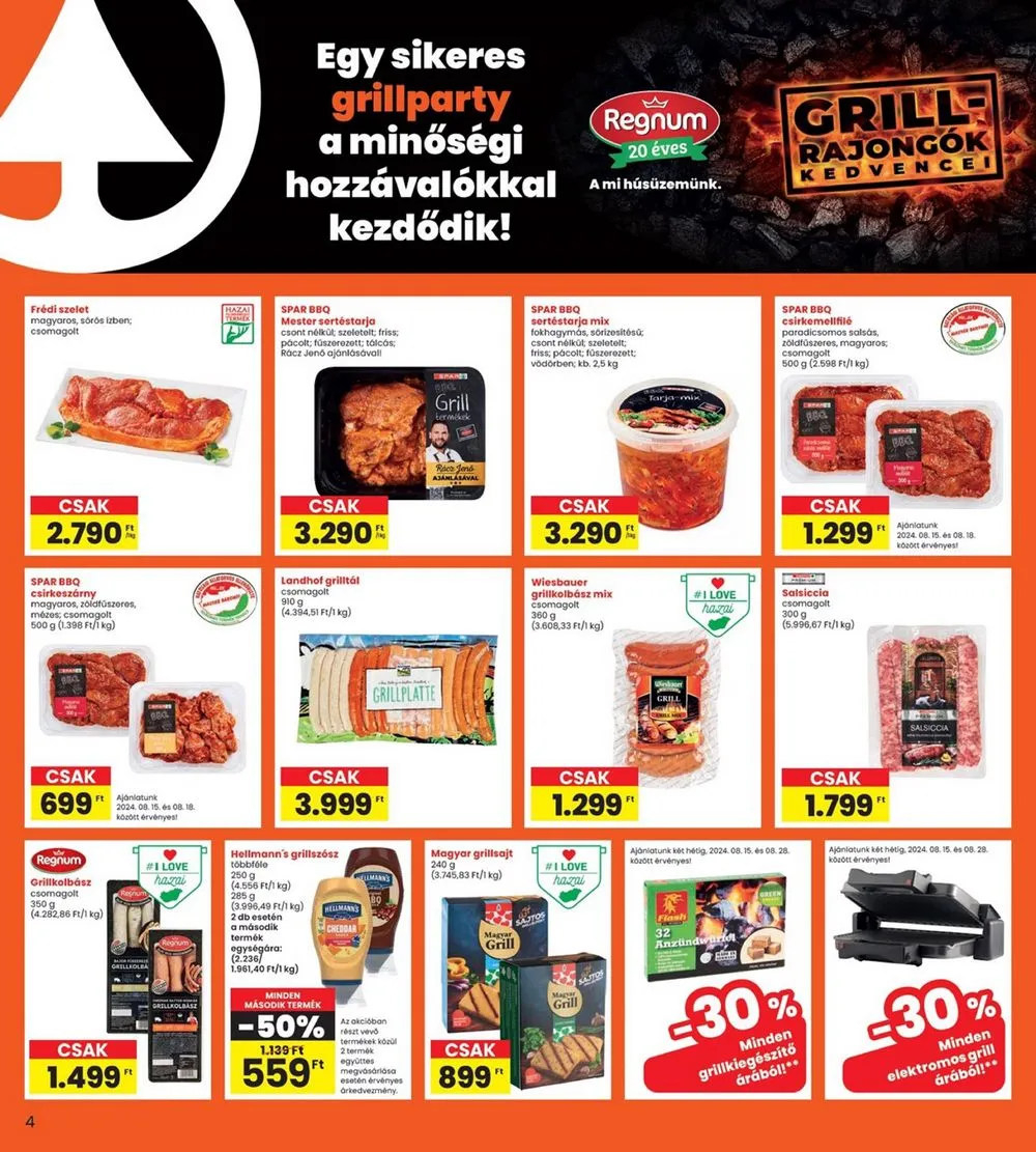 Interspar akciós újság 08.15–08.21 – 4. oldal