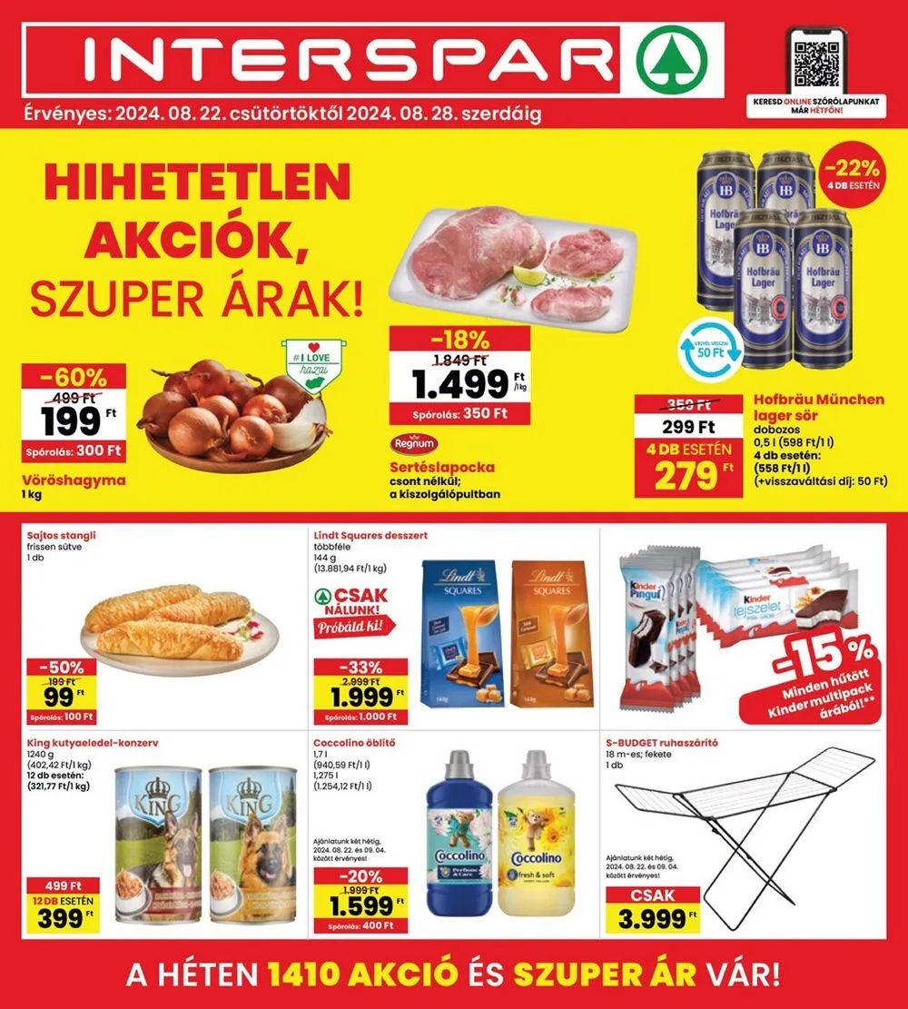 Interspar akciós újság 08.22–08.28