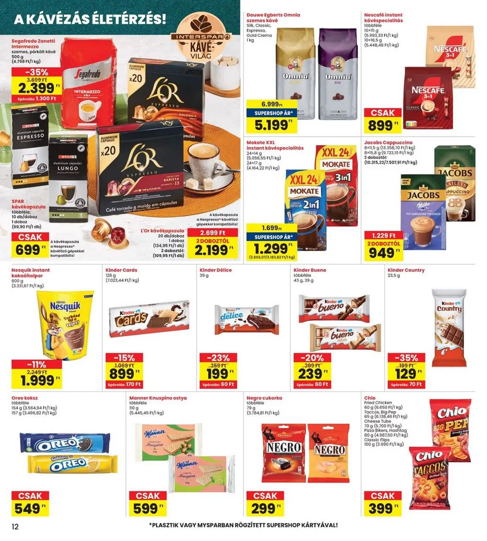 Interspar akciós újság 08.22–08.28 – 12. oldal
