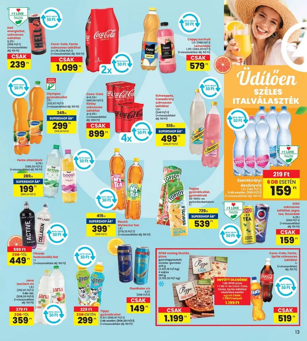 Interspar akciós újság 08.22–08.28 – 13. oldal