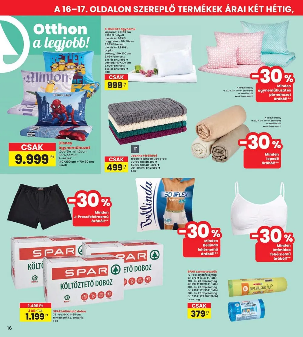 Interspar akciós újság 08.22–08.28 – 16. oldal