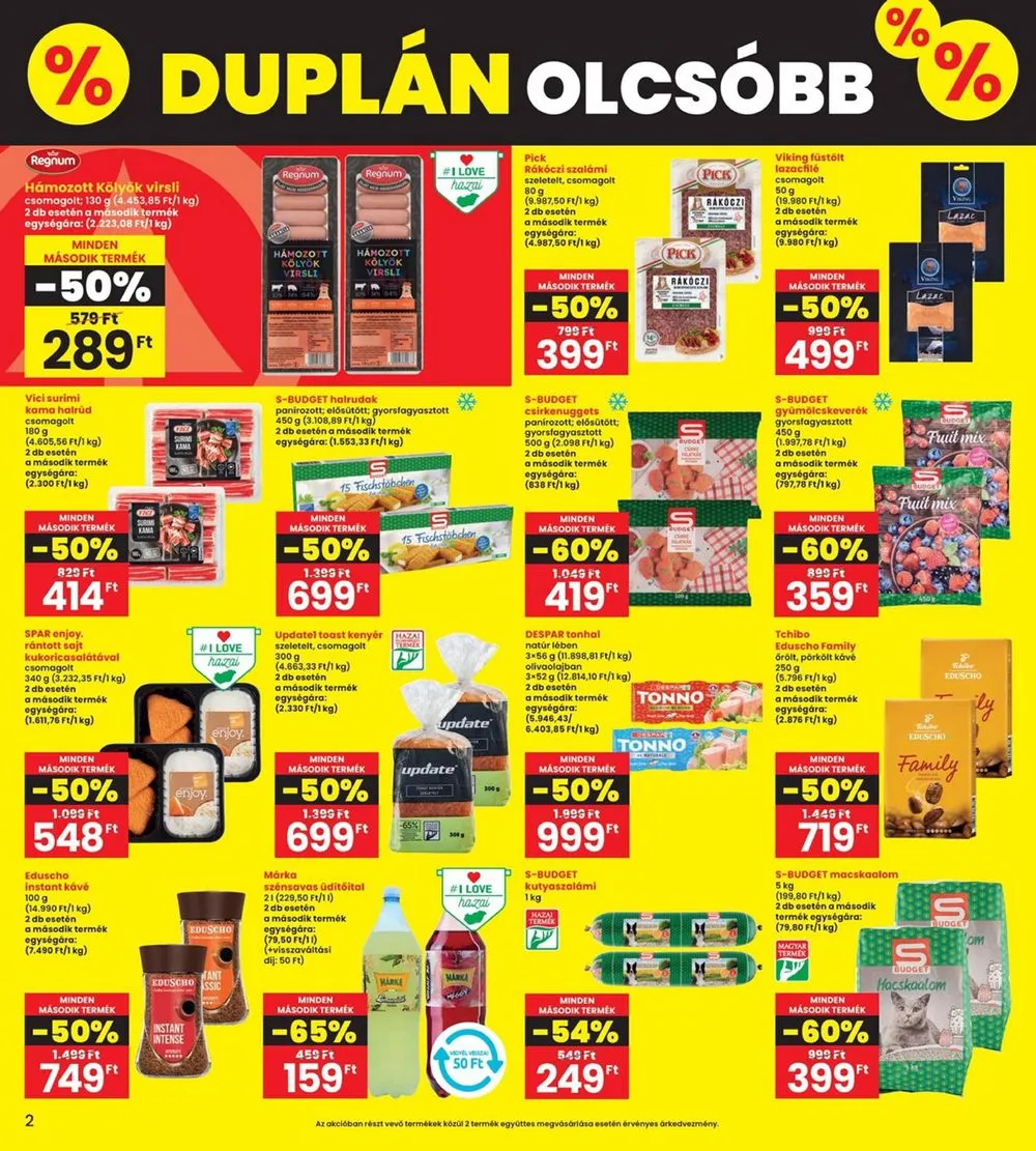 Interspar akciós újság 08.22–08.28 – 2. oldal