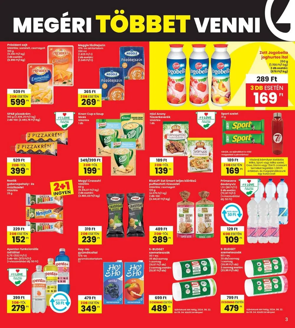 Interspar akciós újság 08.22–08.28 – 3. oldal