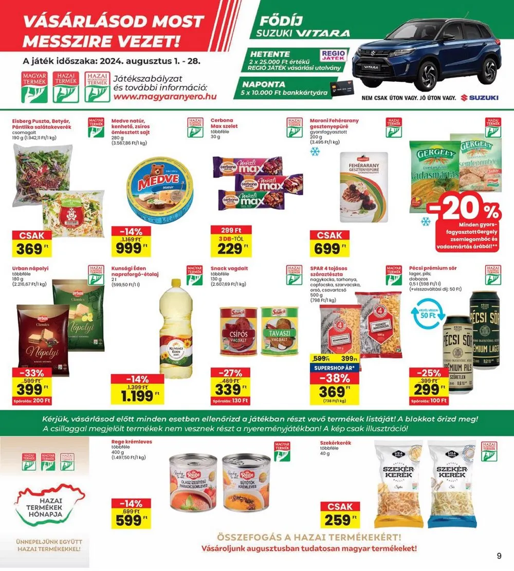 Interspar akciós újság 08.22–08.28 – 9. oldal