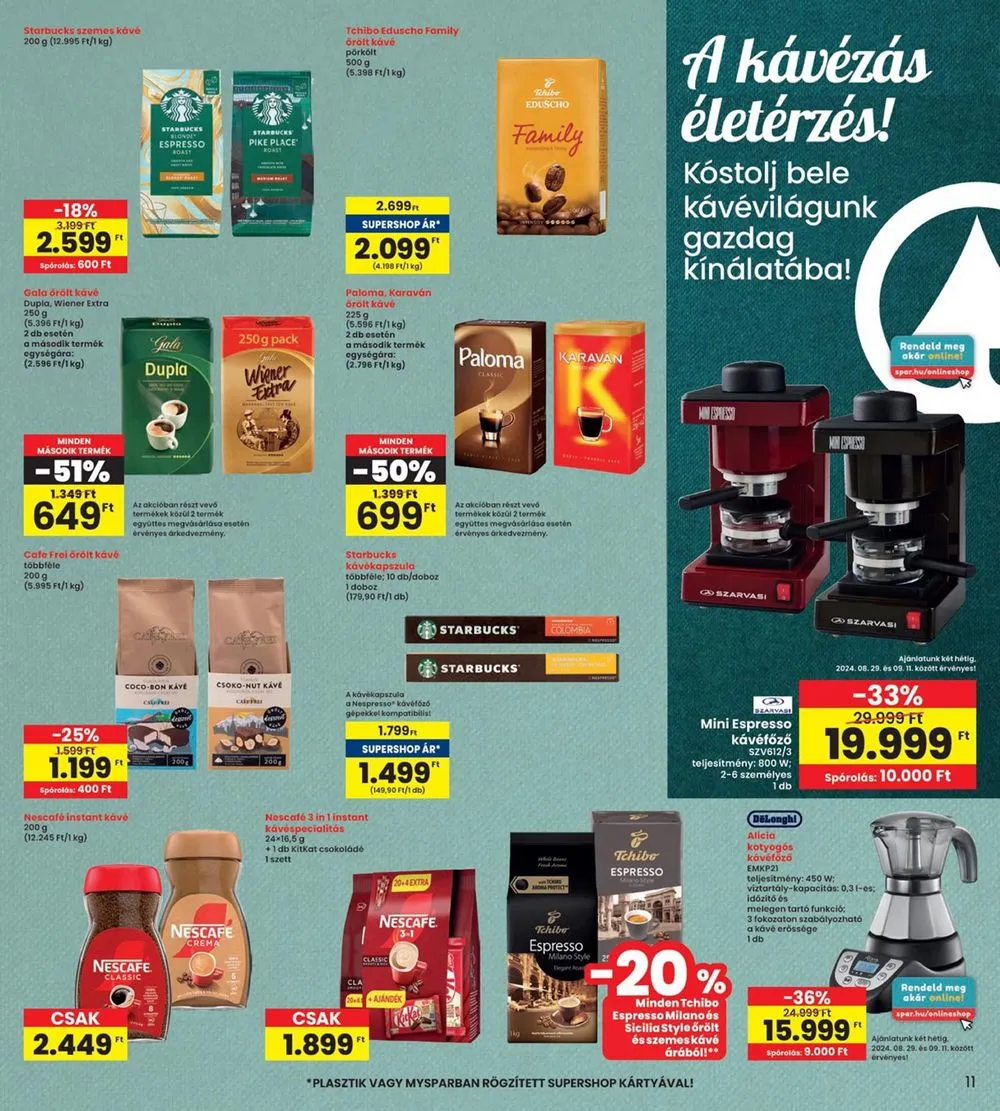 Interspar akciós újság 08.29–09.04 – 11. oldal