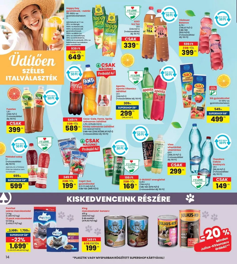Interspar akciós újság 08.29–09.04 – 14. oldal