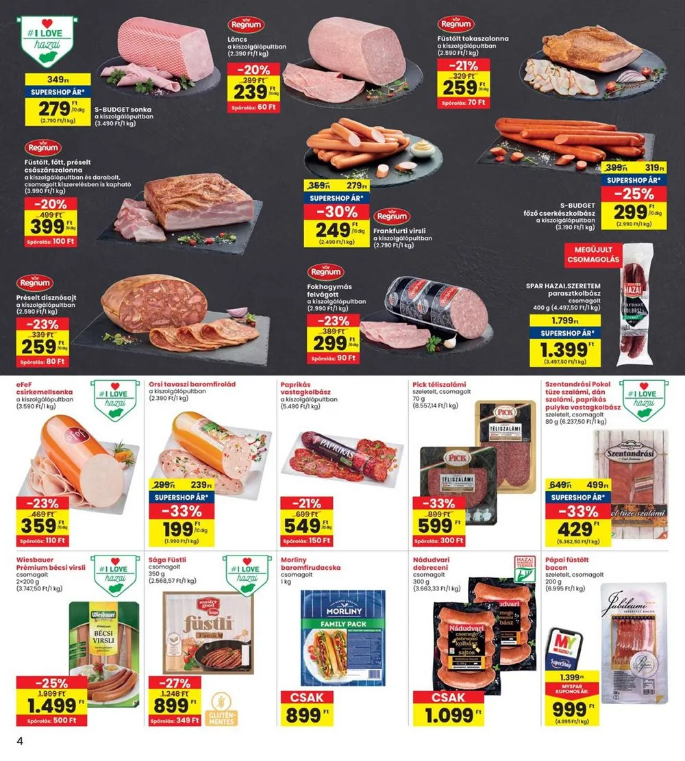 Interspar akciós újság 08.29–09.04 – 4. oldal